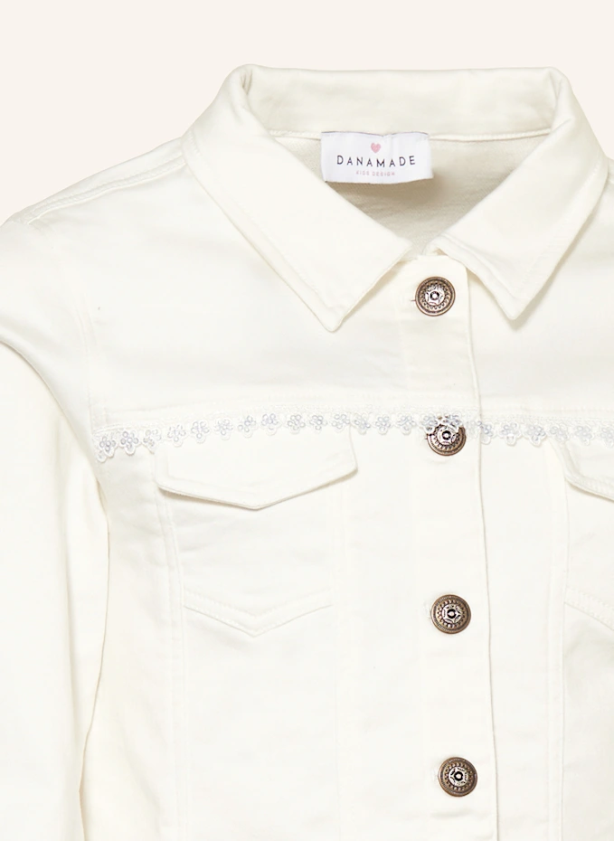 DANAMADE DANAMADE Jeansjacke Mit Spitze Und PaillettenKIDS