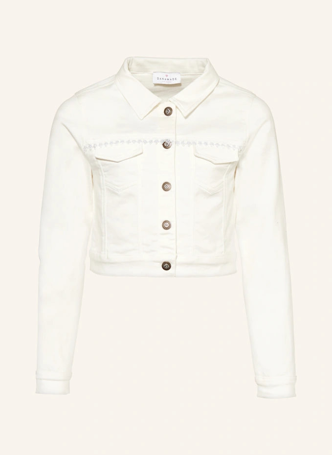 DANAMADE DANAMADE Jeansjacke mit Spitze und PaillettenKIDS