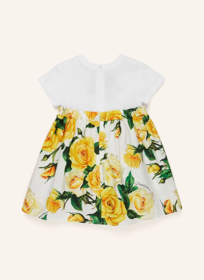 DOLCE & GABBANA DOLCE & GABBANA Kleid Im MaterialmixBABY