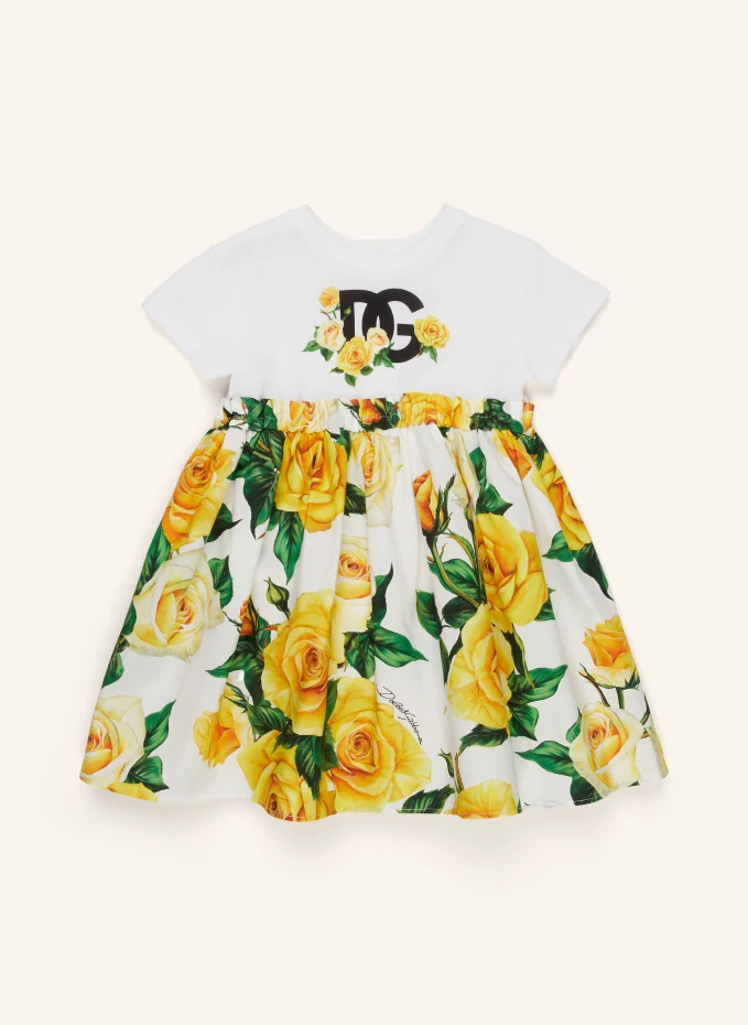 DOLCE & GABBANA DOLCE & GABBANA Kleid Im MaterialmixBABY