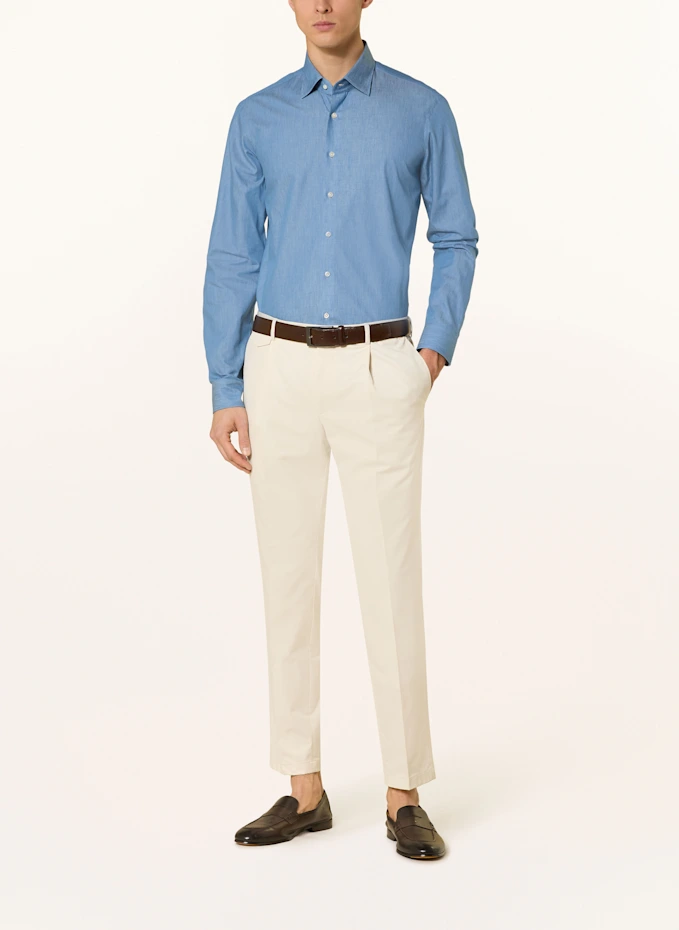 DRESSLER DRESSLER Hemd VENICE Shaped Fit In Jeansoptik