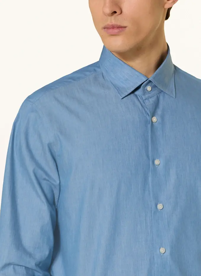 DRESSLER DRESSLER Hemd VENICE Shaped Fit In Jeansoptik