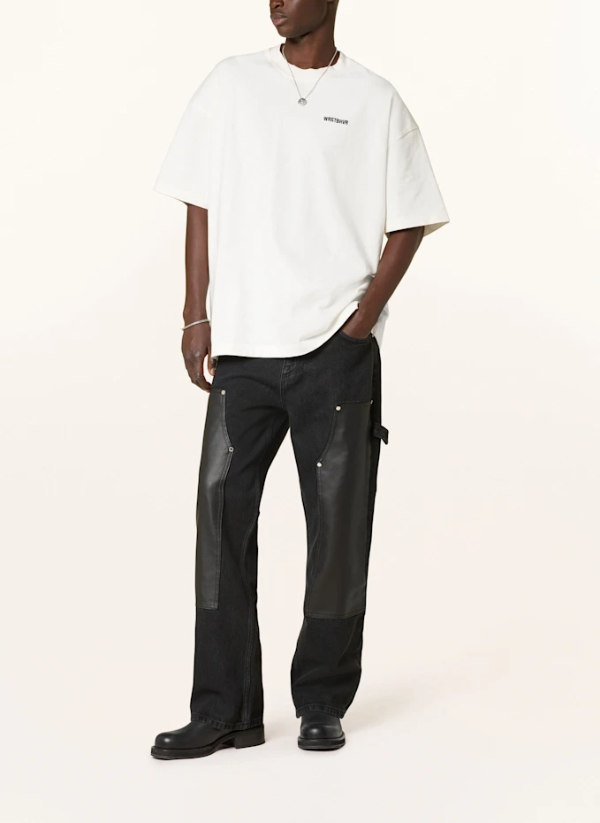 EIGHTYFIVE EIGHTYFIVE Cargojeans Im Materialmix Relaxed Fit