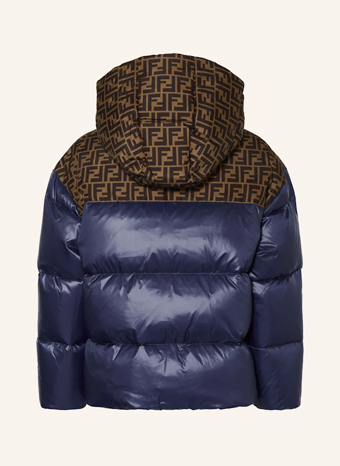FENDI FENDI Daunenjacke Mit Abnehmbarer KapuzeKIDS