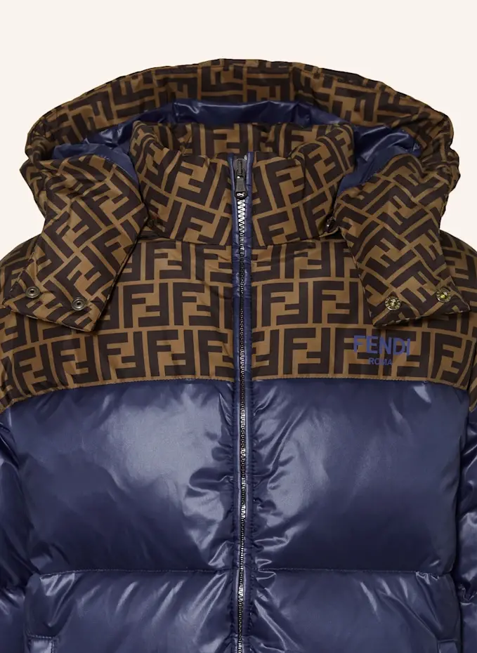 FENDI FENDI Daunenjacke Mit Abnehmbarer KapuzeKIDS
