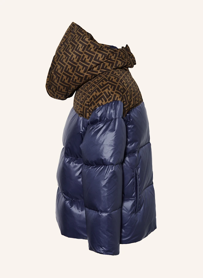 FENDI FENDI Daunenjacke Mit Abnehmbarer KapuzeKIDS