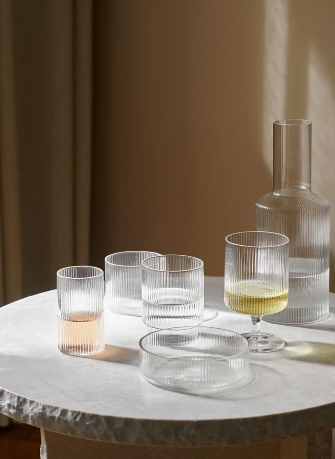 Ferm LIVING Ferm LIVING 2er-Set Weingläser RIPPLEVolumen: 270 Ml