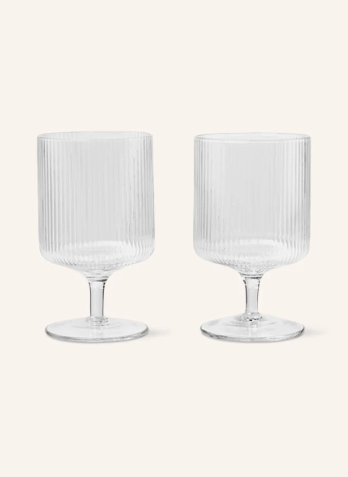 Ferm LIVING Ferm LIVING 2er-Set Weingläser RIPPLEVolumen: 270 Ml