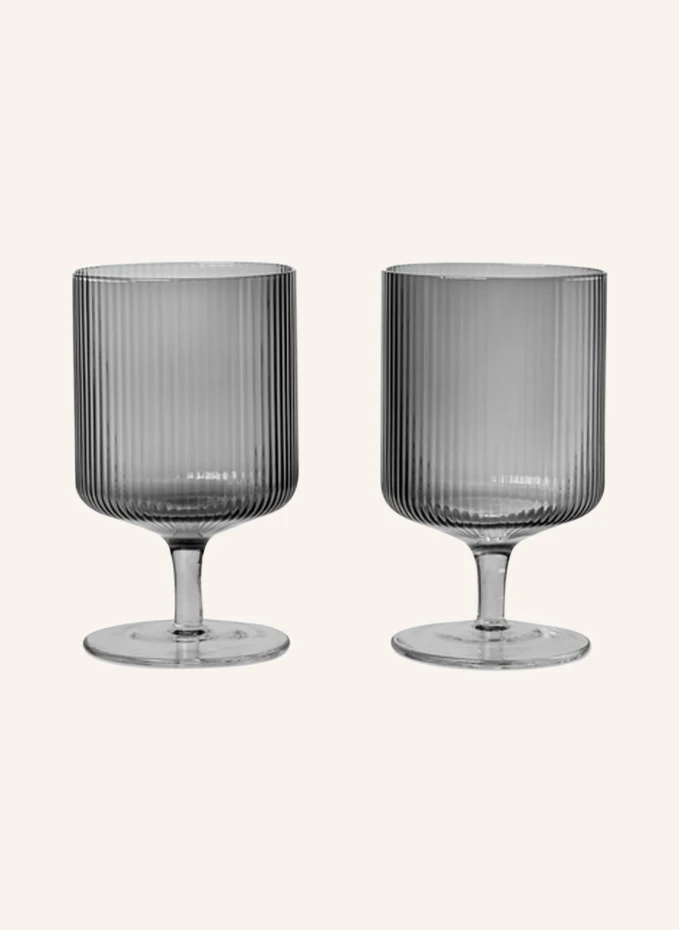 Ferm LIVING Ferm LIVING 2er-Set Weingläser RIPPLEVolumen: 270 ml