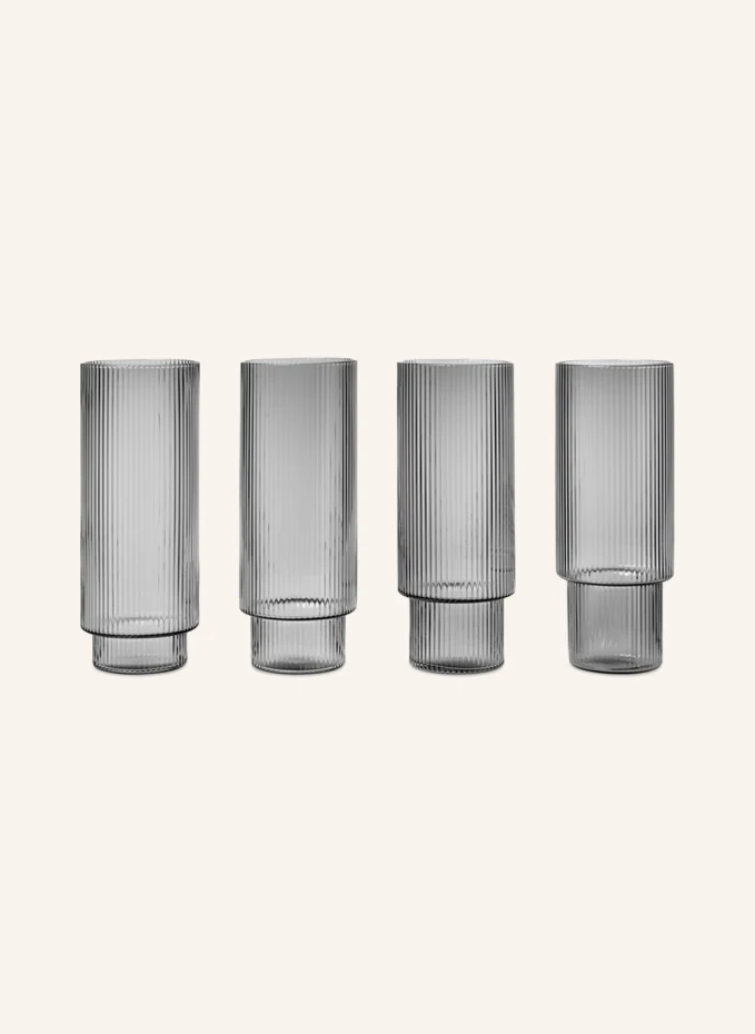 Ferm LIVING Ferm LIVING 4er-Set Cocktailgläser RIPPLEVolumen: 300 ml
