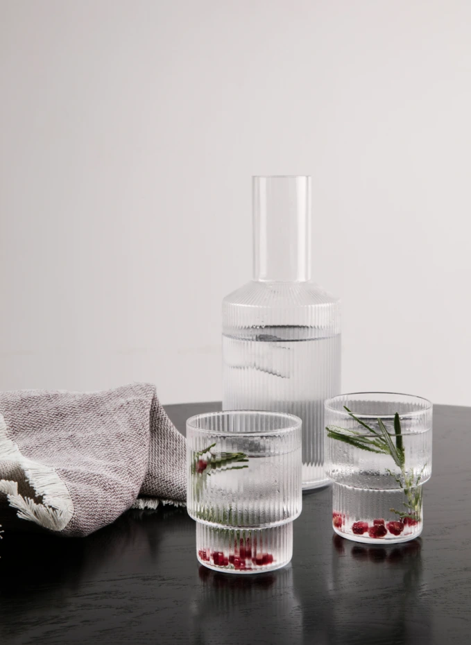 Ferm LIVING Ferm LIVING 4er-Set Trinkgläser RIPPLEVolumen: 200 Ml