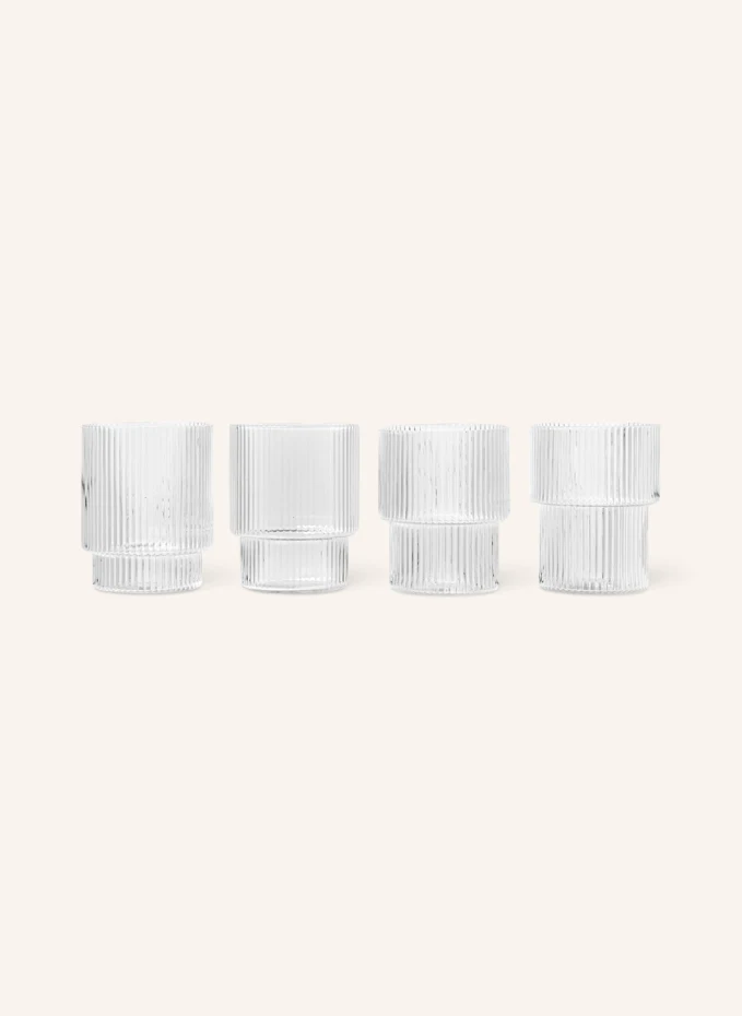 Ferm LIVING Ferm LIVING 4er-Set Trinkgläser RIPPLEVolumen: 200 Ml