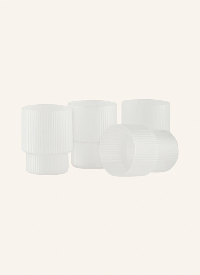 Ferm LIVING Ferm LIVING 4er-Set Trinkgläser RIPPLEVolumen: 200 Ml