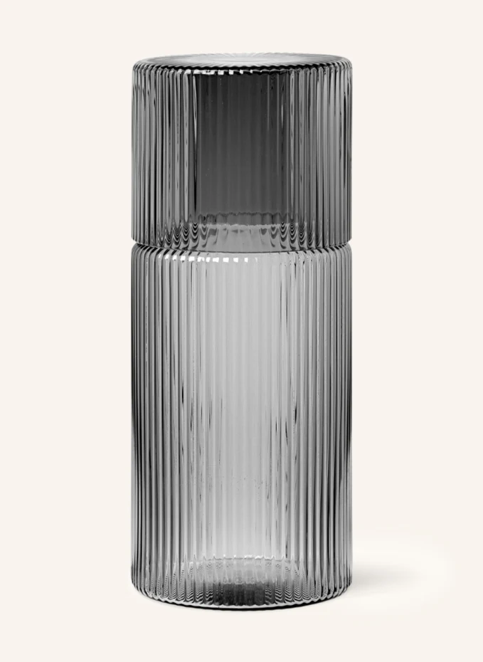 Ferm LIVING Ferm LIVING Set RIPPLE SMALL: Karaffe Und Glas