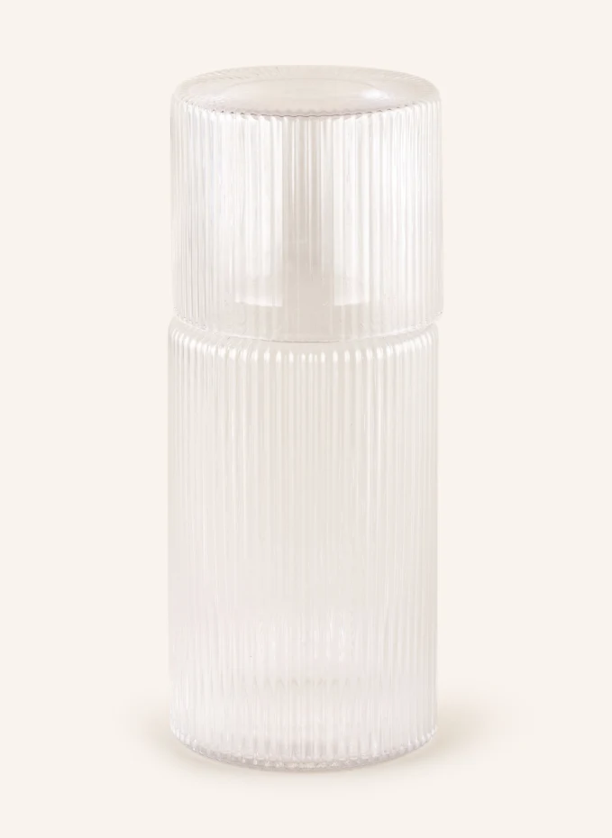 Ferm LIVING Ferm LIVING Set RIPPLE SMALL: Karaffe und Glas