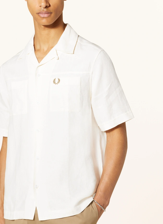 FRED PERRY FRED PERRY Resorthemd Comfort Fit Aus Leinen