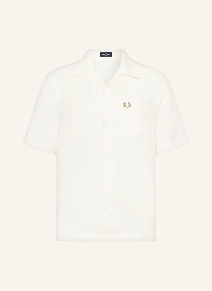 FRED PERRY FRED PERRY Resorthemd Comfort Fit aus Leinen