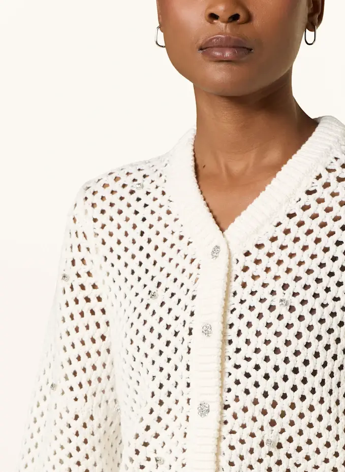 GANNI GANNI Strickjacke Mit Schmucksteinen