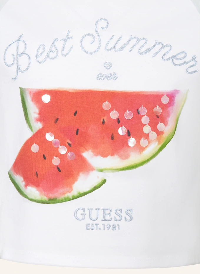 GUESS GUESS Cropped-Shirt Mit PaillettenKIDS