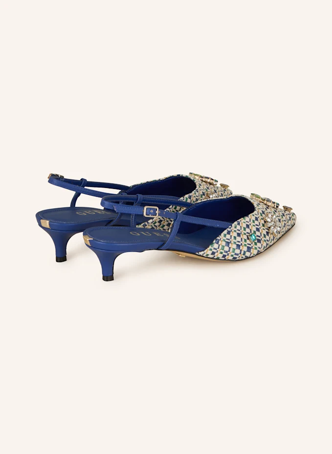 GUESS GUESS Slingpumps JESSENY Mit Schmucksteinen