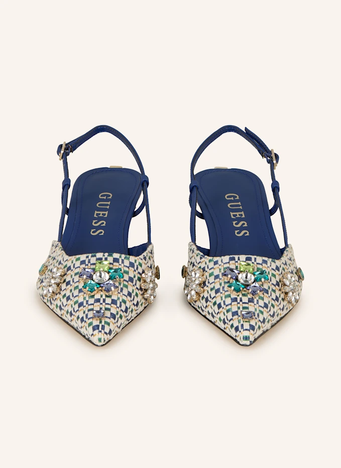 GUESS GUESS Slingpumps JESSENY Mit Schmucksteinen