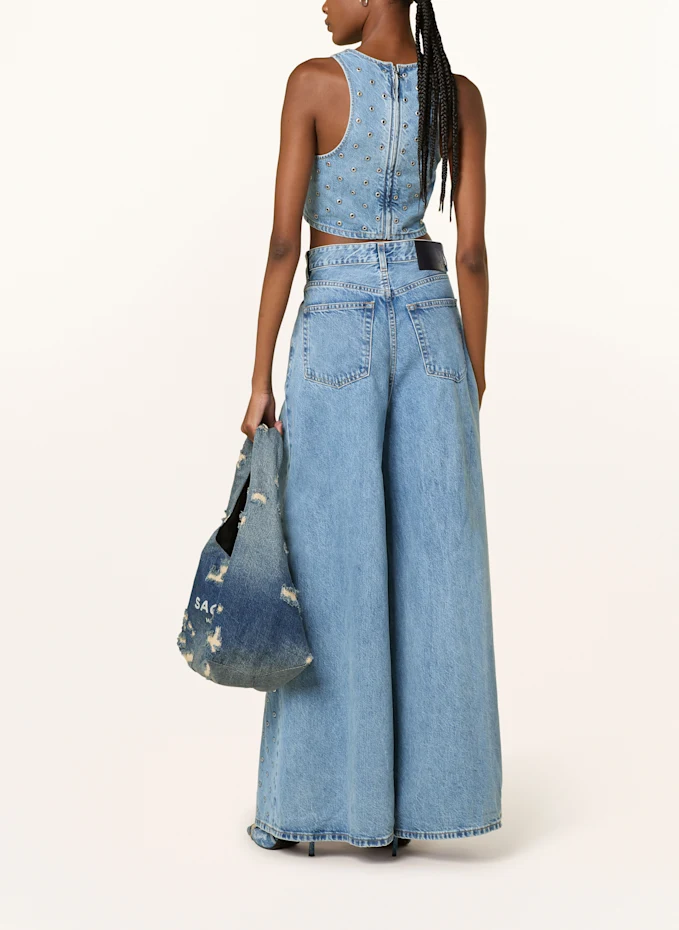 HAIKURE HAIKURE Wide Leg Jeans BIG BETHANY Mit Nieten