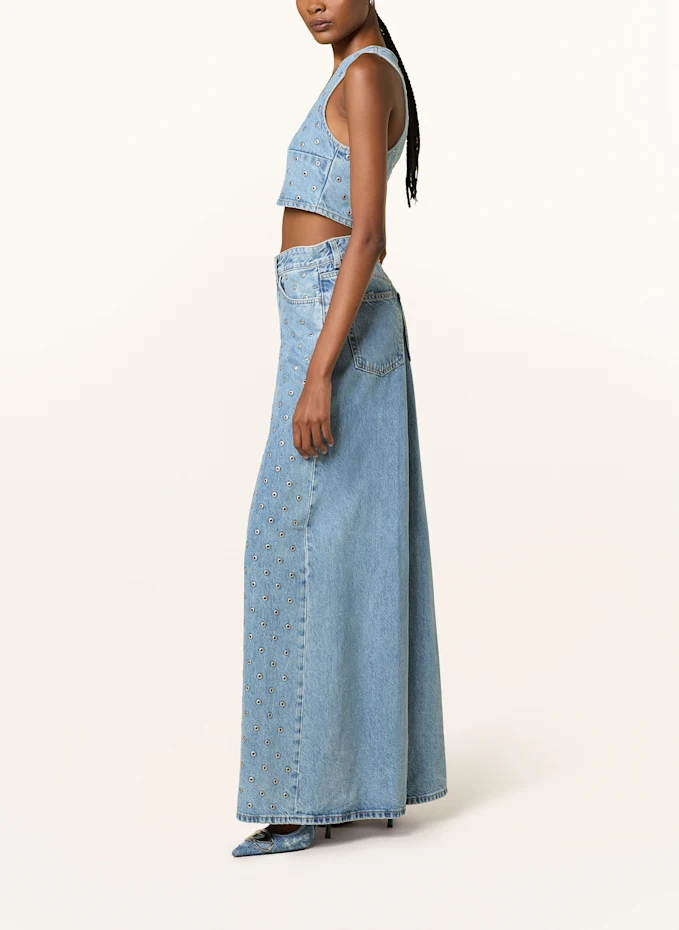HAIKURE HAIKURE Wide Leg Jeans BIG BETHANY Mit Nieten
