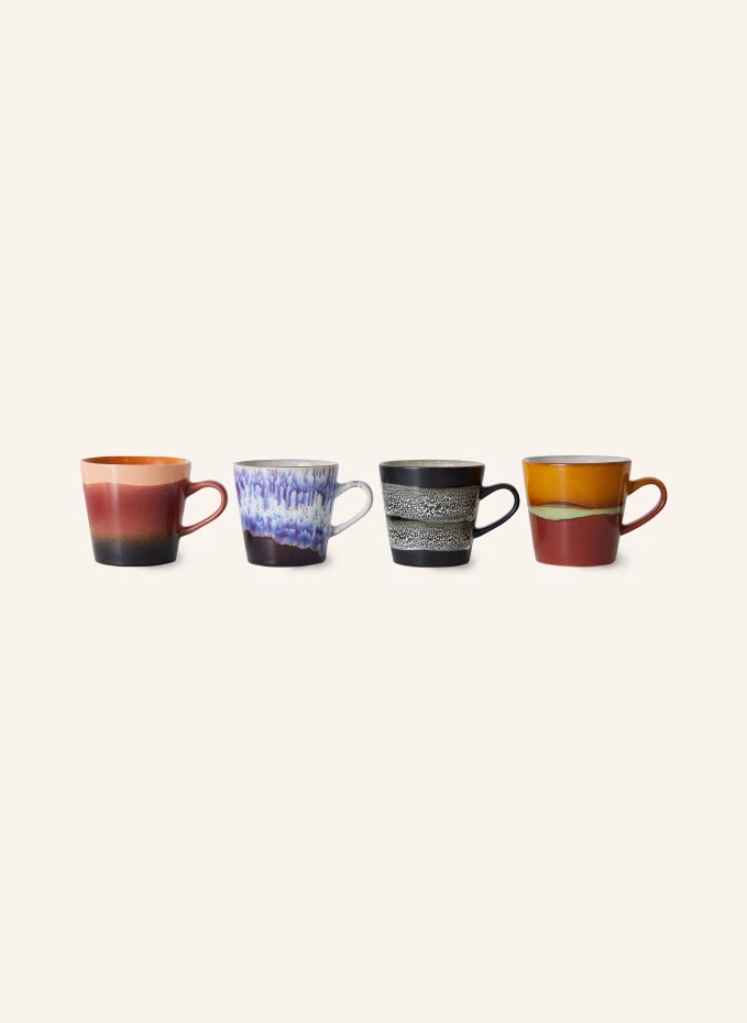 HK Living HK Living 4er-Set HenkelbecherVolumen: 260 Ml