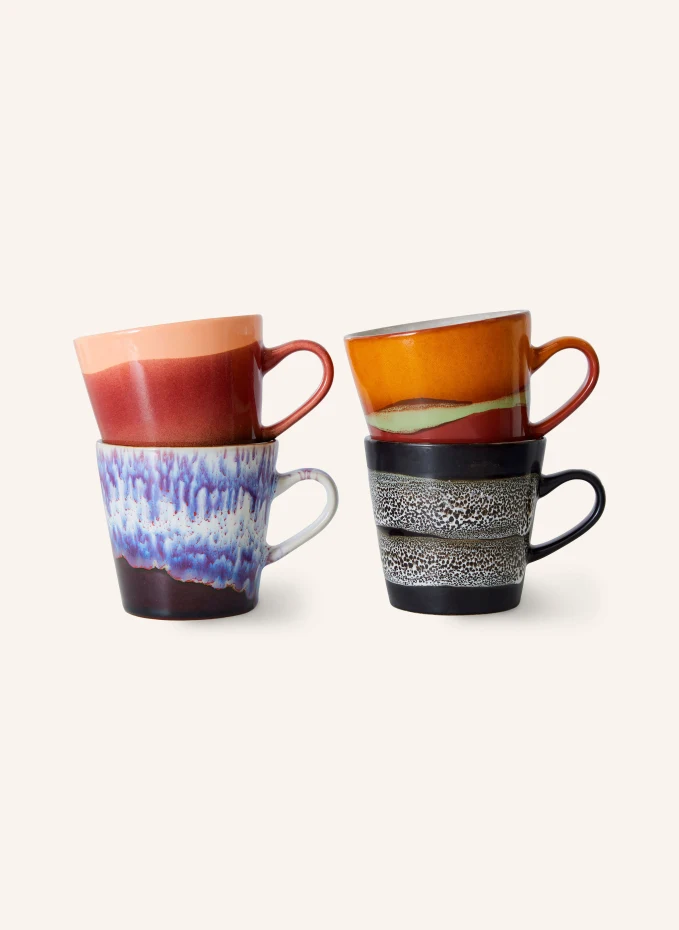 HK living HK living 4er-Set HenkelbecherVolumen: 260 ml