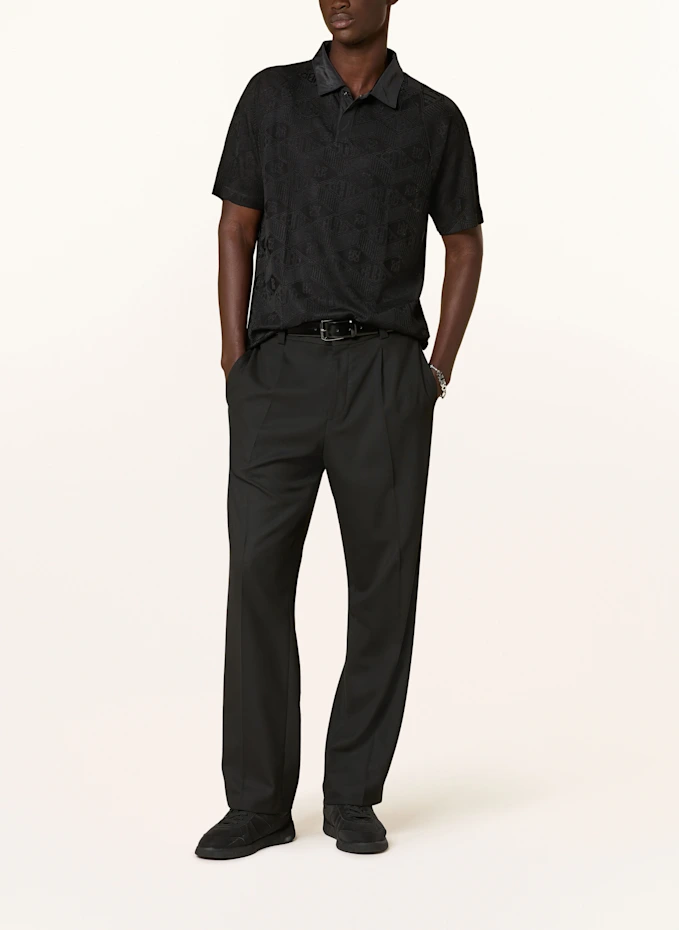 HUGO HUGO Strick-Poloshirt DOMPOLI