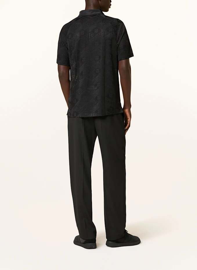 HUGO HUGO Strick-Poloshirt DOMPOLI