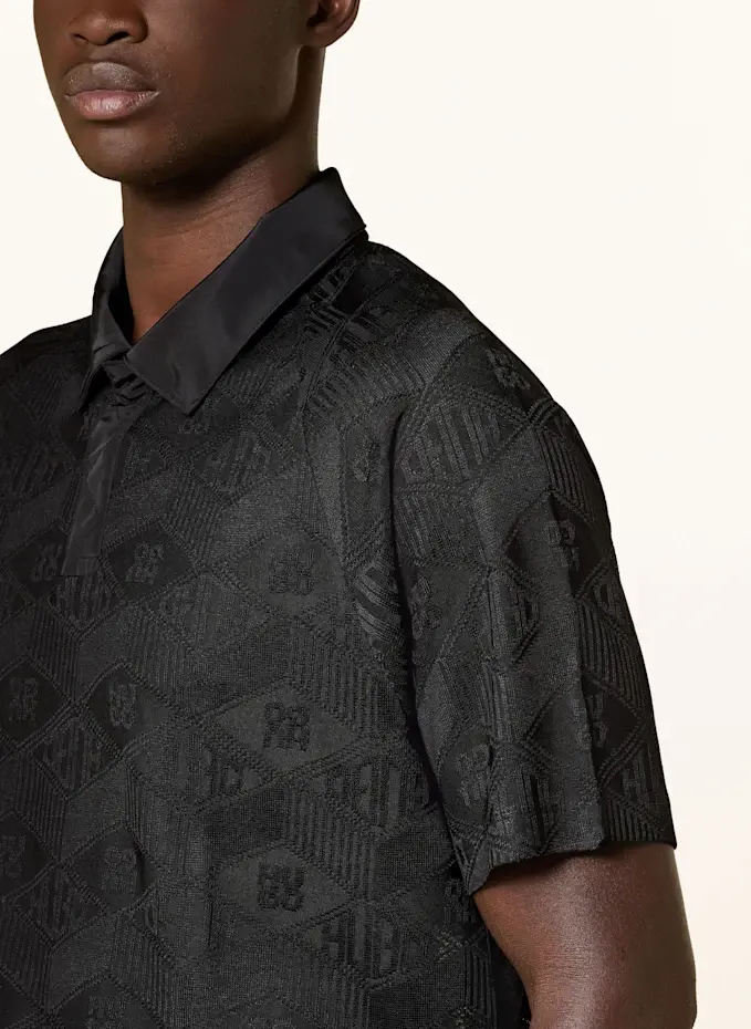 HUGO HUGO Strick-Poloshirt DOMPOLI