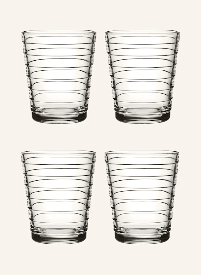 Iittala Iittala 4er-Set Trinkgläser AINO AALTOVolumen: 220 Ml