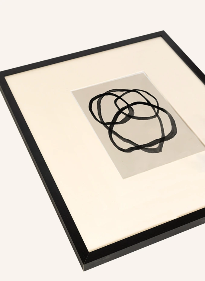 JACOB BADEN JACOB BADEN Wandbild DRIFT RUNDE Mit Rahmen