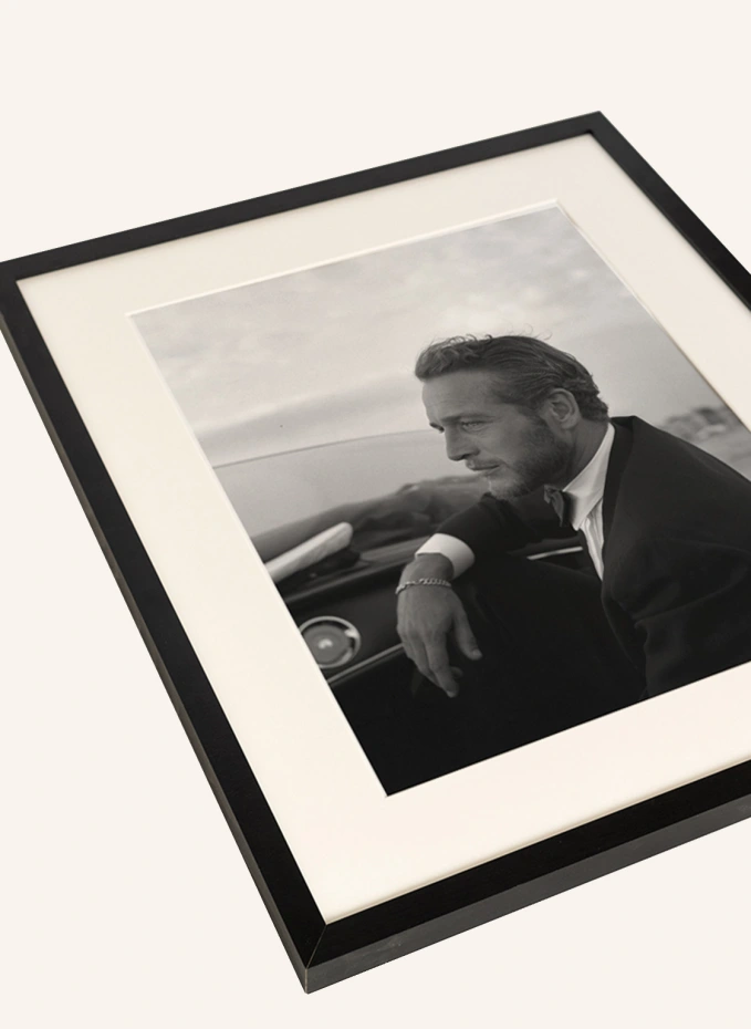 JACOB BADEN JACOB BADEN Wandbild PAUL NEWMAN VENEDIG 1963 Mit Rahmen