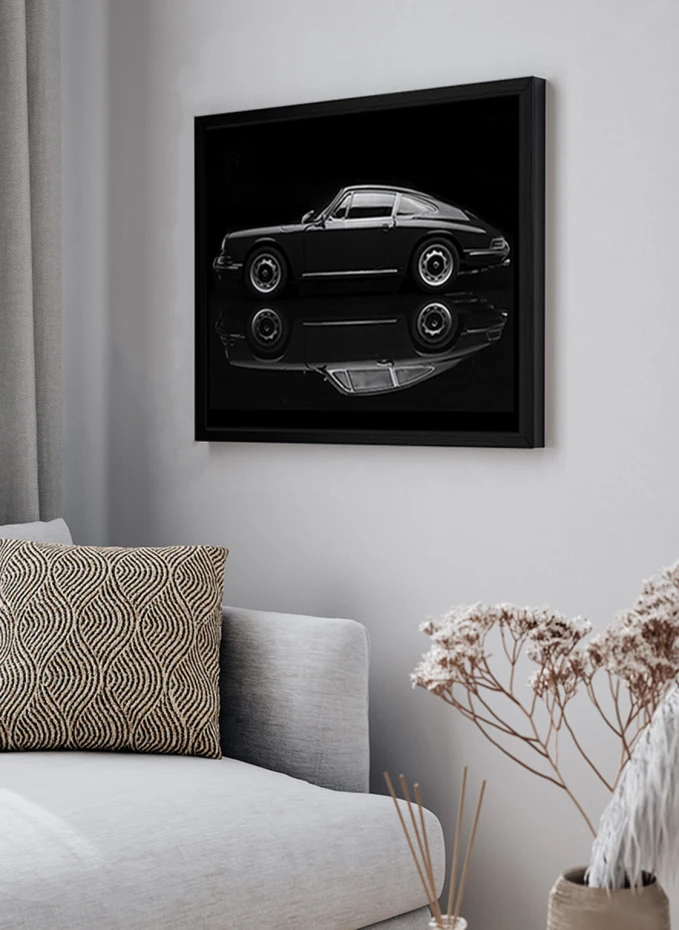 JACOB BADEN JACOB BADEN Wandbild PORSCHE 911 Mit Rahmen