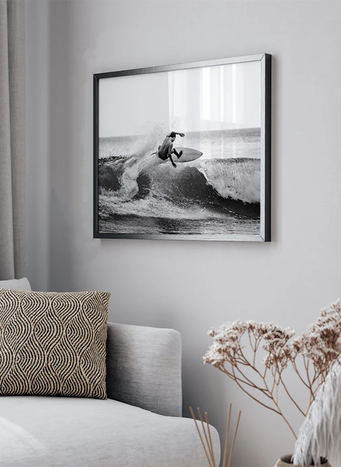 JACOB BADEN JACOB BADEN Wandbild SURFTAG Mit Rahmen