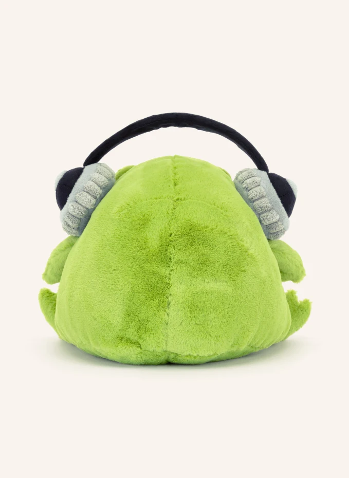 Jellycat Jellycat Frosch-Kuscheltier RICKY RAIN FROG HEADPHONESHöhe: 18 Cm