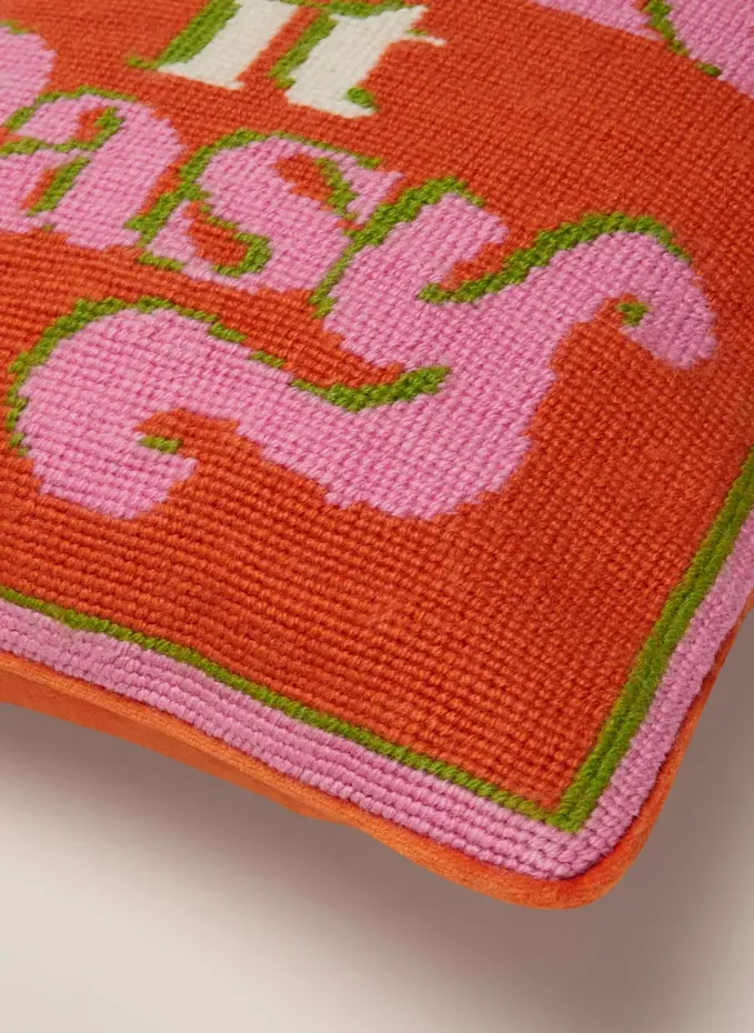 JONATHAN ADLER JONATHAN ADLER Dekokissen TAKE IT EASY Mit Daunenfüllung30 X 30 Cm