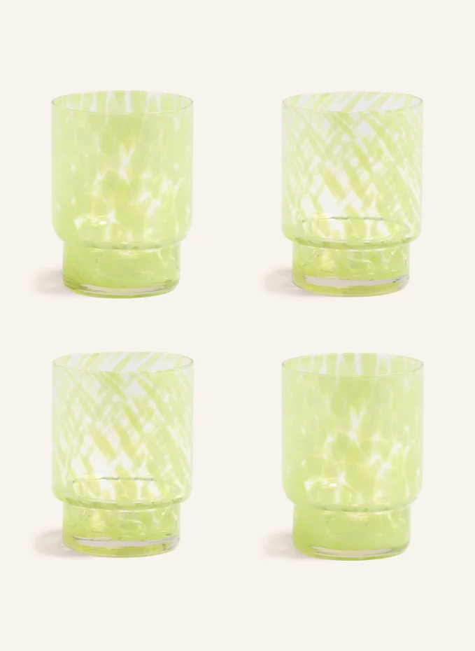 &k amsterdam &k amsterdam 4er-Set Trinkgläser TORTOISEVolumen: 300 ml