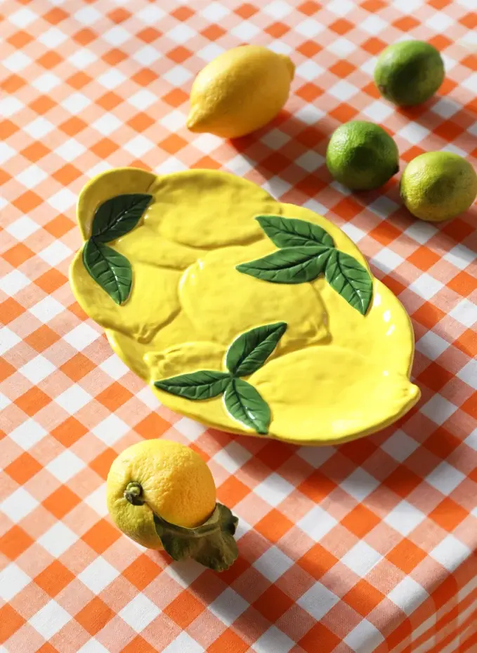 &k Amsterdam &k Amsterdam Servierplatte LEMON19 X 28 5 Cm