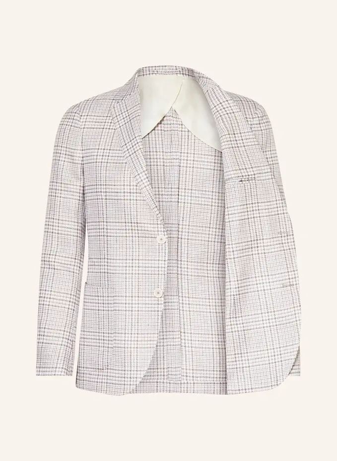 LARDINI LARDINI Sakko Regular Fit Mit Leinen