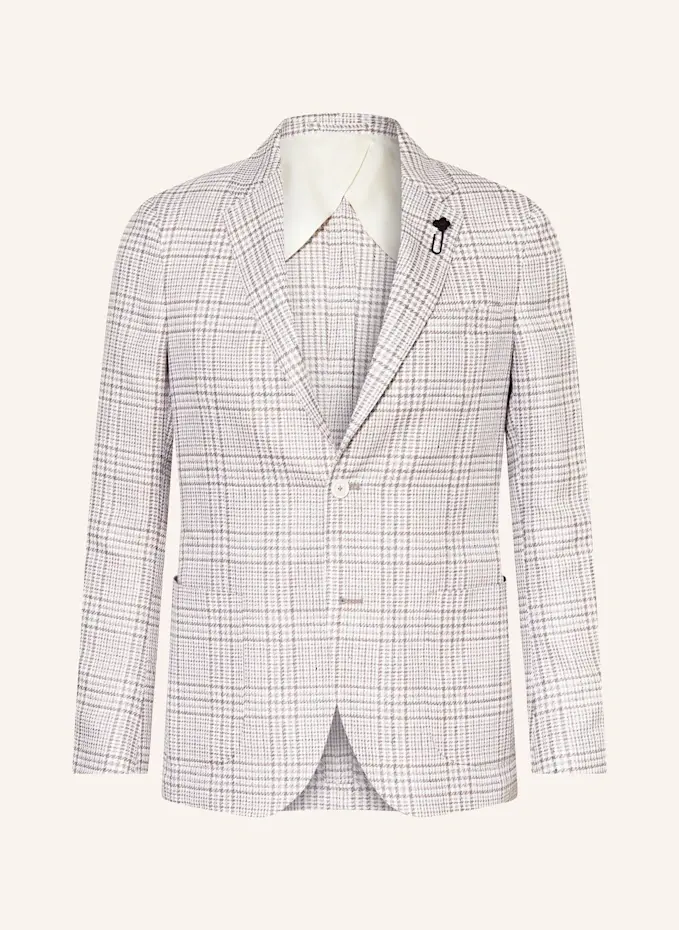 LARDINI LARDINI Sakko Regular Fit mit Leinen