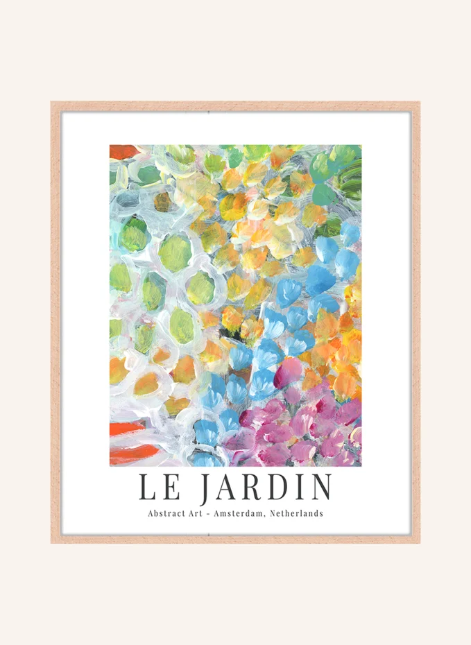 Liv Corday Liv Corday Wandbild GARTEN mit Rahmen