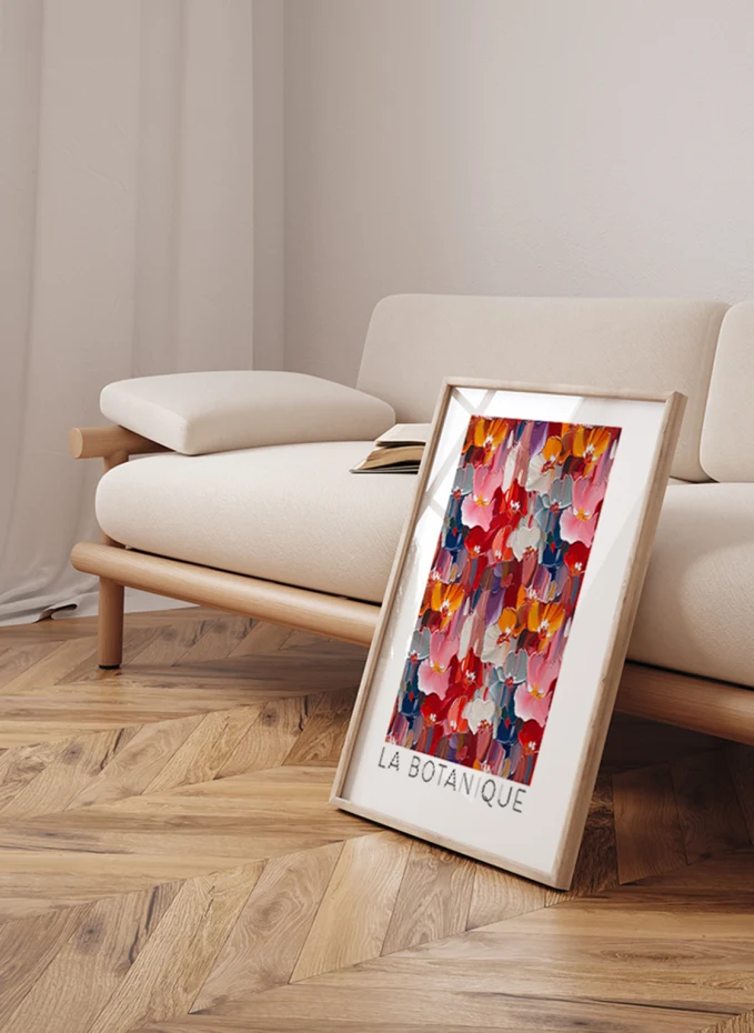 Liv Corday Liv Corday Wandbild LA BOTANIQUE Mit Rahmen