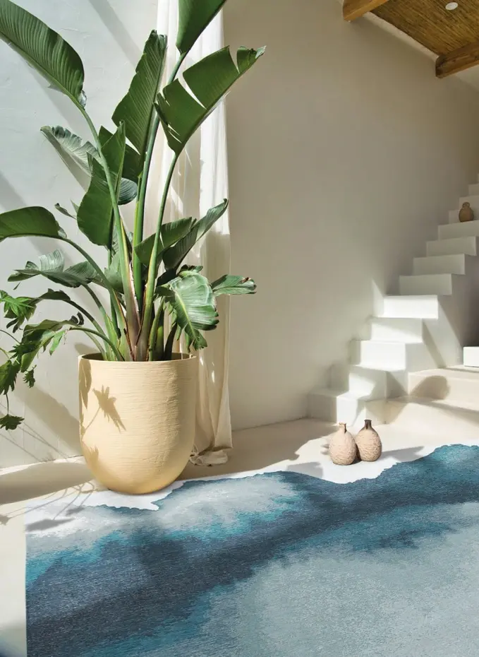 Louis De Poortere Louis De Poortere Teppich MEDITATION LAGOON