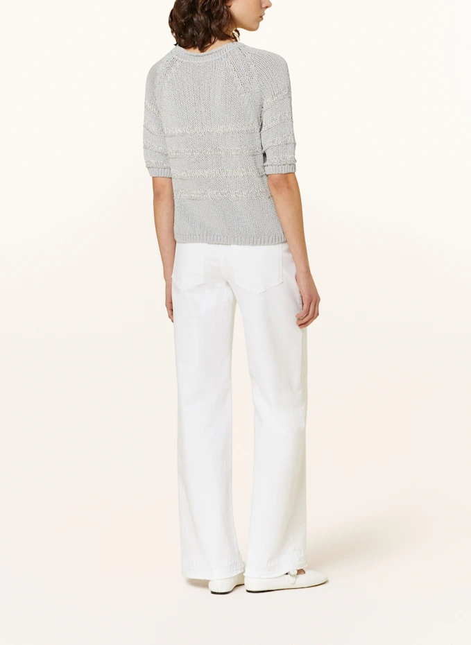 LUISA CERANO LUISA CERANO Strickshirt Mit Leinen Und Glitzergarn