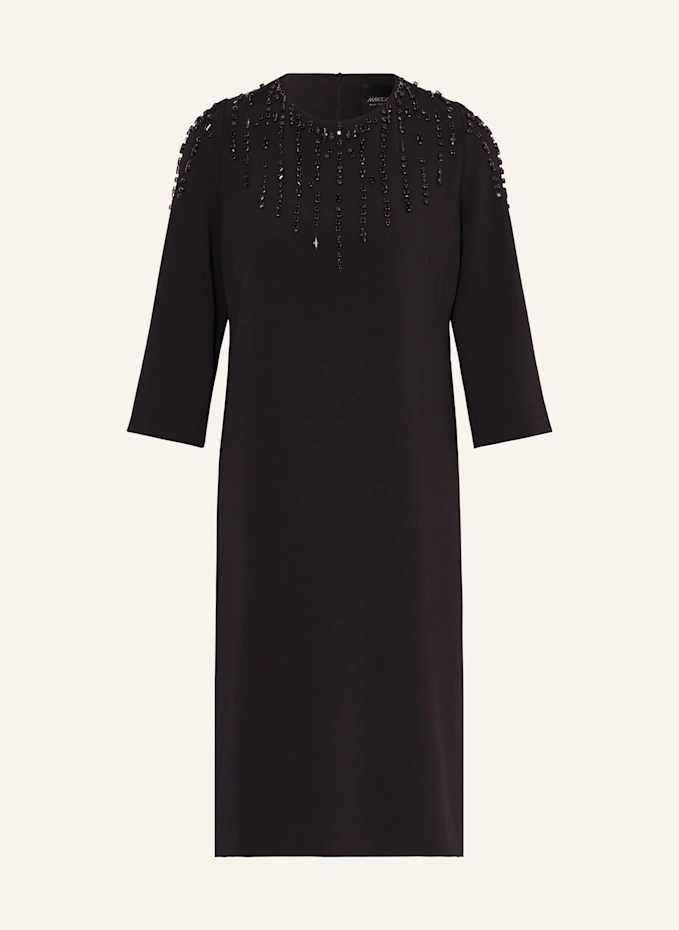 MARC CAIN MARC CAIN Kleid mit 3/4-Arm und Schmucksteinen