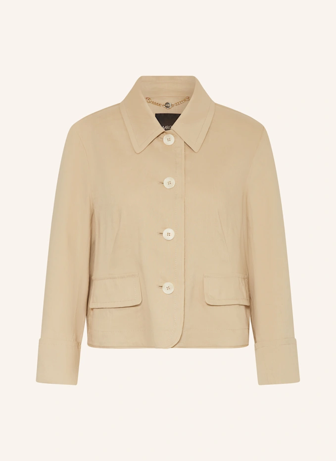 MARC CAIN MARC CAIN Kastenjacke mit Leinen