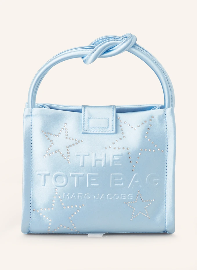 MARC JACOBS MARC JACOBS Handtasche THE STAR SATIN MINI TOTE BAG mit Schmucksteinen